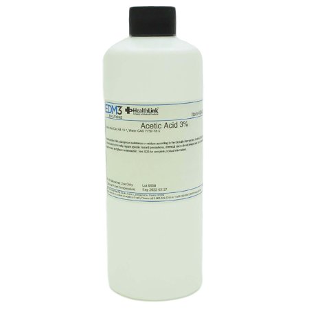 Chemistry Reagent Acetic Acid ACS Grade 3% 16 oz.