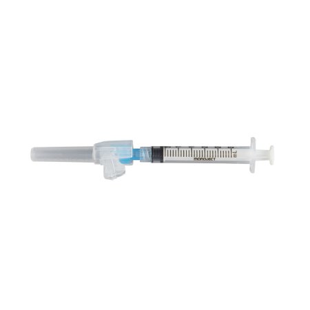 Safety Hypodermic Syringe with Needle Magellan™ 3 mL 1 Inch 23 Gauge Sliding Safety Needle Regular Wall