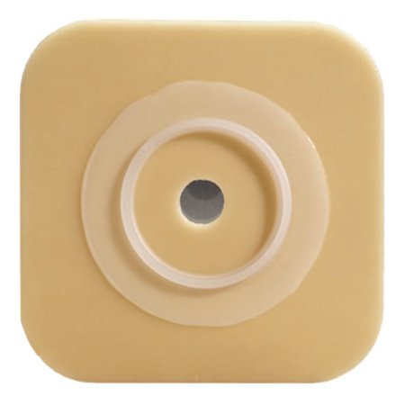 Ostomy Barrier Sur-Fit Natura® Durahesive® Trim to Fit, Extended Wear Adhesive Tape Borders 32 mm Flange Sur-Fit Natura® System 4 X 4 Inch
