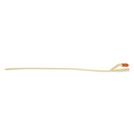 Foley Catheter Medline 2-Way Standard Tip 10 cc Balloon 16 Fr. Silicone Coated Latex