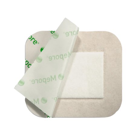 Adhesive Dressing Mepore® Pro 3-3/5 X 4 Inch Film / Polyacrylate Adhesive Rectangle White Sterile