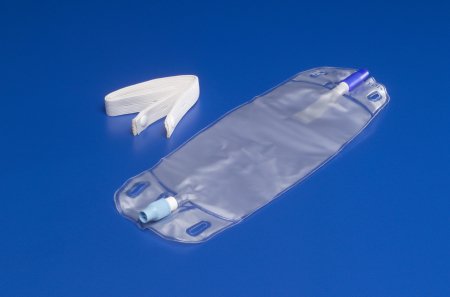 Urinary Leg Bag Dover™ Anti-Reflux Valve NonSterile 25 oz. Vinyl
