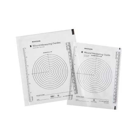 Wound Measuring Guide McKesson Clear Plastic NonSterile 5 X 7 Inch