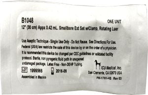 IV Extension Set Small Bore 12 Inch Tubing