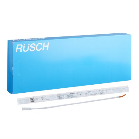 Urethral Catheter Rüsch® Tiemann Tip Silicone Coated PVC 16 Fr. 16 Inch