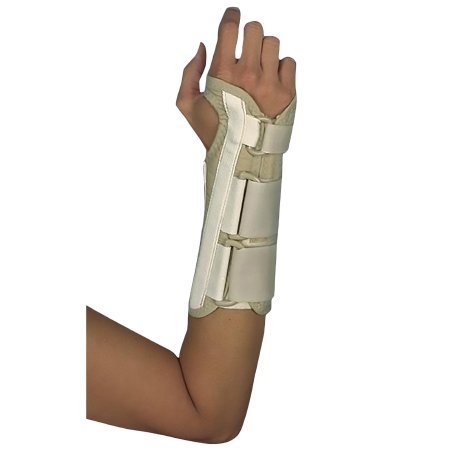 Wrist Brace Deluxe™ Contoured Foam / Metal / Nylon Right Hand Beige X-Large