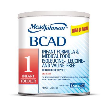 Pediatric Oral Supplement BCAD® 1 1 lb. Can Powder Iron Maple Syrup Urine Disease (MSUD)