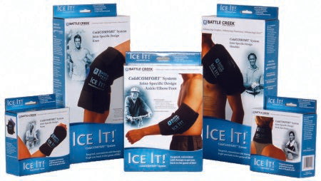 Cold Pack Ice It!® B-Pack Single Neck 6 X 9 Inch Vinyl / Gel Reusable