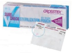 Sterilization Pouch Sure-Check® Ethylene Oxide (EO) Gas / Steam 2-1/4 X 4 Inch Transparent Self Seal Film
