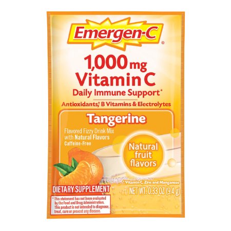 Oral Supplement Emergen-C® Daily Immune Support Tangerine Flavor Powder 0.30 oz. Individual Packet