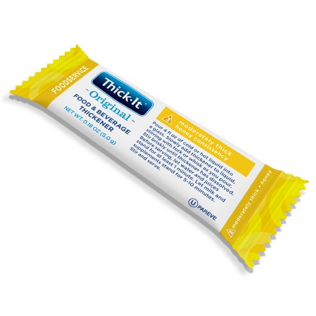 Food and Beverage Thickener Thick-It® Original 6.4 Gram Individual Packet Unflavored Powder IDDSI Level 3 Moderately Thick/Liquidized