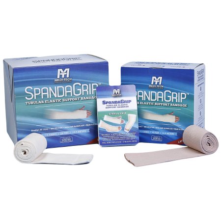 Elastic Tubular Support Bandage SpandaGrip™ 4-1/2 Inch X 11 Yard Large Thigh Pull On Natural NonSterile Size G Standard Compression