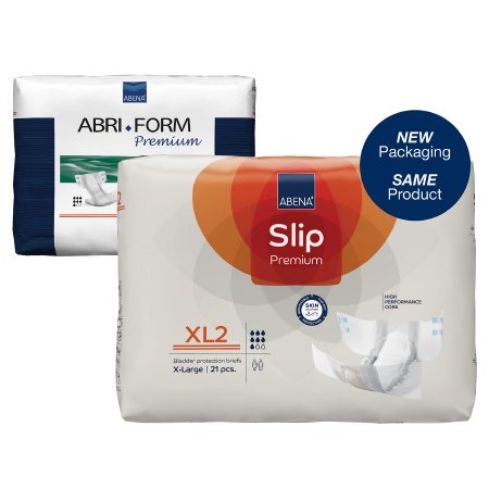 Unisex Adult Incontinence Brief Abri-Form™ Premium XL2 X-Large Disposable Heavy Absorbency