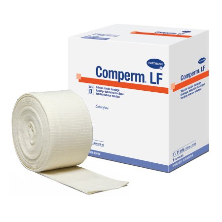 Elastic Tubular Support Bandage Comperm® LF 3 Inch X 11 Yard Pull On Natural NonSterile Size D Standard Compression