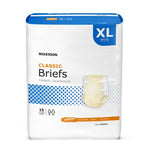 Unisex Adult Incontinence Brief McKesson Classic X-Large Disposable Light Absorbency