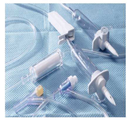 Primary IV Administration Set Kawasumi™ Gravity 1 Port 20 Drops / mL Drip Rate Without Filter 84 Inch Tubing Solution